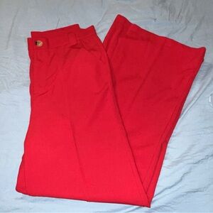 SHEIN Red Women's Pants